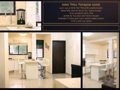 דירת נופש לשבת בטבריה — נוף לכנרת, עד 8 מיטות + עריסה