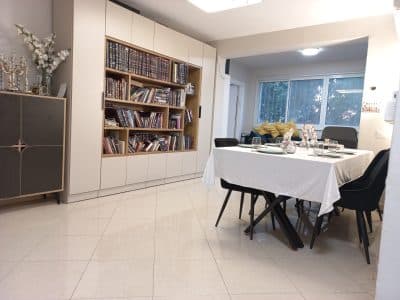 דירת גן 6 חדרים לשבת ברמת בית שמש א' — ליד המרכז המסחרי