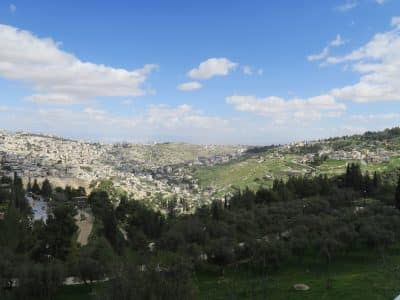 וילת נוף לשבת בארנונה, ירושלים — 12 חדרים, נוף להר הבית