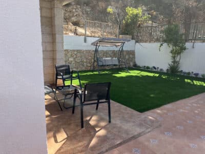 דירת גן לשבתות וחגים בגבעת שושנה, צפת — מרפסת וחצר גדולות